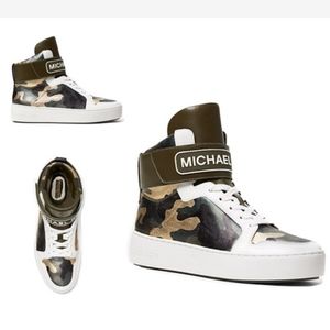 Michael Kors Trendy Camo Hightop Sneakers